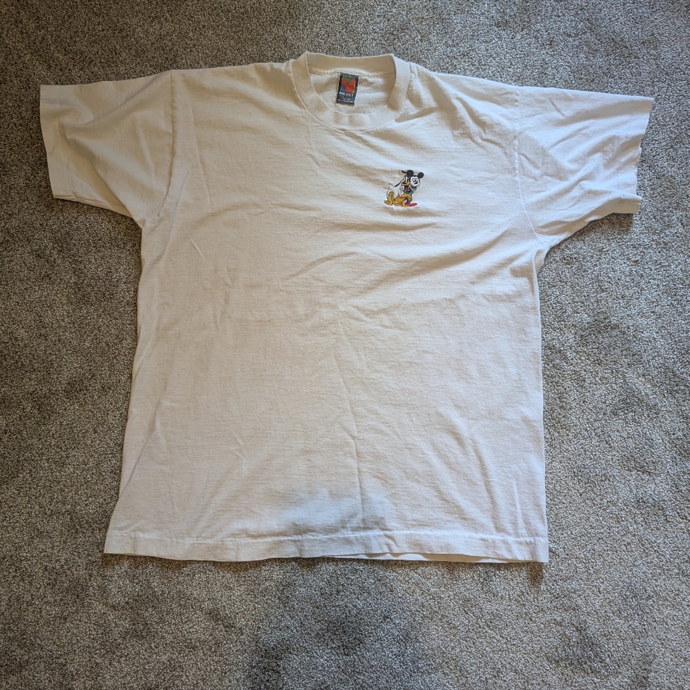 Mickey Unlimited Jerry Leigh Vintage T-shirt With Mickey And Pluto OSFA